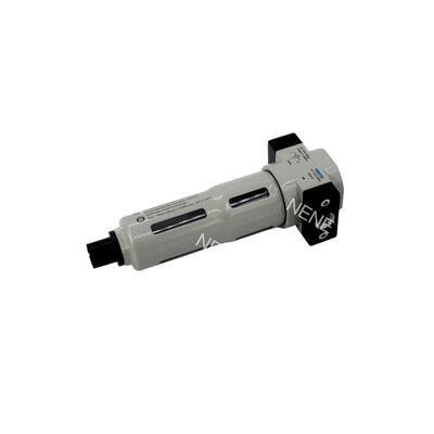 40 µm Filtre Regülatör 0.5-7bar Festo LFR-1/8-D-7-MINI 162702 G1/8 Çinko Alaşımlı Basınç Göstergeli Manuel Tahliyeli