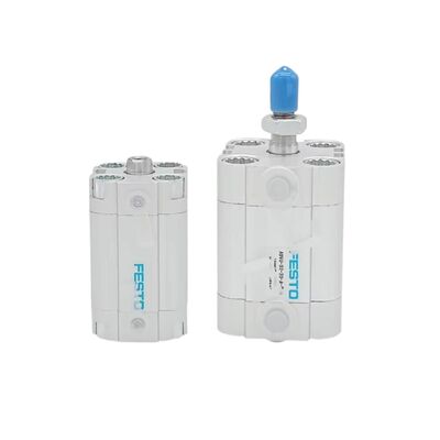 Uzun Strok 40mm Festo ADVU-12-40-P-A 156506 Pnömatik Hava Silindiri 12mm Delik İç Dişli M5 Bağlantı Noktası Manyetik Halkalı Çift Etkili