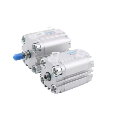 ADVU Serisi Pnömatik Silindir Festo ADVU-12-30-A-P-A 156591 Dış Fil 12x30mm M5 Port Çift Eylemli Silindir Manyetik Piston ISO 6432 Kompakt