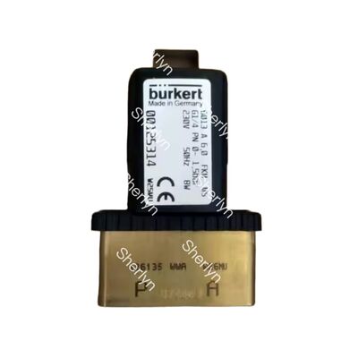 Burkert 00221886 6281 G1 1/4 2/2 Normalde Kapalı 25,0 Akış Deliği FKM Sızdırmaz Pirinç Vana Gövdesi DC24V 8W 0,2-16bar 0~+120 OC