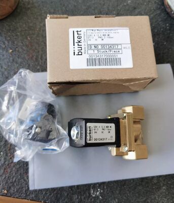 BURKERT 00221880 6281 Solenoid Valf G1 2/2 NC Yüksek sıcaklıklı sıvı kontrol valfi