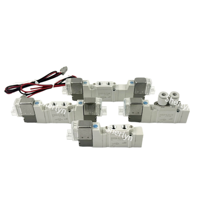 Vücut portlu Tek Birim Tasarımı, Cv Değeri 0.19 Küçük Orta Borluk Silindir Sürücüsü için, SMC SY3120-5LZD-C8 Φ8 İtkin Solenoid Valfi, LED Gösterge, Aşırı Koruma Döngüsü ve El Üstü