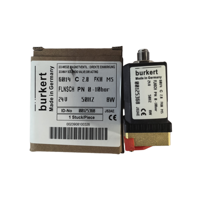 6014 Brass Pneumatic Solenoid Valve 3 Way Normalde Kapalı Basınç Aralığı 0 ila 16 Bar Endüstriyel Pneumatik Sistemler için Tasarlanmış