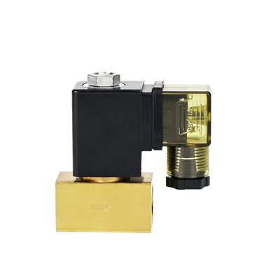 JT22-02 Brass Pneumatic Solenoid Valve 2 Way Normalde Kapalı Sıcaklık Aralığı 30 ila 120 °C Sıvı Kontrol Sistemleri İçin İdeal