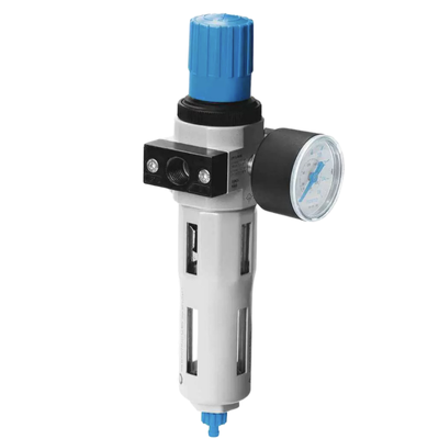 FESTO LF-1/2-D-MAXI 186463 Çinko Alaşımı Sıkıştırılmış Hava Filtresi 40μm Filtrasyon, El Çekimi, 0.5-12bar Çalışma Basıncı