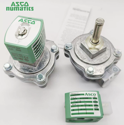 Ağır Görevli SCG353G043 ASCO Solenoid Darbe Valfi Geniş Basınç 0.35-8.5 Bar 3/4 inç Alüminyum Vücut