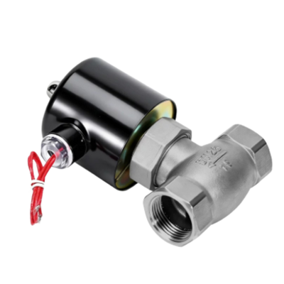 2L-10 Basınç Aralığı 0,1 ila 1,5 MPa Pnömatik Solenoid Valf, PTFE Conta Malzemesi ve Sıcaklık Aralığı -20 ° ila 185 °C