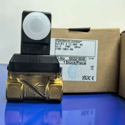 NBR Kauçuk Mühür Burkert 00221619 6213 2/2 NC Solenoid Valf, G3/4 Thread 13 Akış Kanalı, Bakır Kontu AC24V 8W Istikrarlı Çalışma -10~+80°C 0 ila 10 Bar