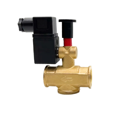 Pnömatik uygulamalar için uygun FKM mühürleyici malzeme ile 2 yol normal olarak açık solenoid valfi 13EAB15K04
