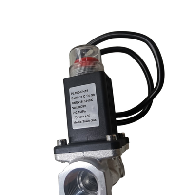 25mm Açıklık Boyutu MQ-1-25 Su Valvu 1 "Inch Port Boyutu Valvu Düşük Basınçlı Sıvı için 0 ila 0.05 Mpa Paslanmaz Çelik Vücut