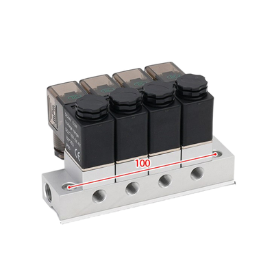 1-İçiş-5-Çıkış 2V025-06-5F Solenoid Valf Manifold ve 2V025-06-4F 1-İçiş-4-Çıkış FKM Mühür Halkası
