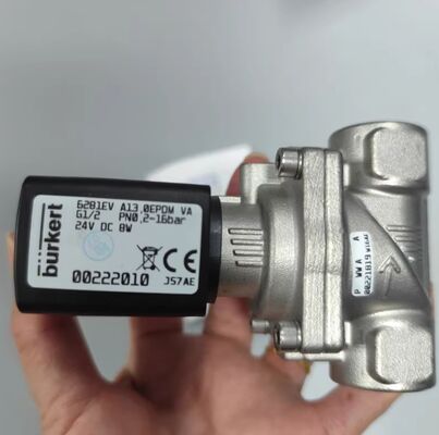 '00322529 '00322530 '00322531 Burkert Solenoid Valf Tip 6281 G1/4 2/2 normal kapalı Paslanmaz çelik AC24V 8W