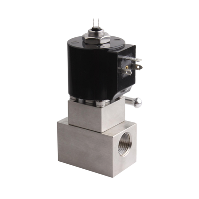 1/2'' Bağlantı Noktası Boyutu Pistonlu Pilot Kumandalı Pnömatik Solenoid Valf 8.7BAS080B04 2/2 Normalde Kapalı 8mm Orifis Boyutu