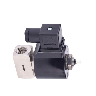 8.16AAS015B 1.5mm Açıklık Boyutu Paslanmaz Çelik 304 Pnömatik Solenoid Valf Doğrudan Etkinlik Operasyonu G1/8 G1/4 G3/8 Port Boyutu