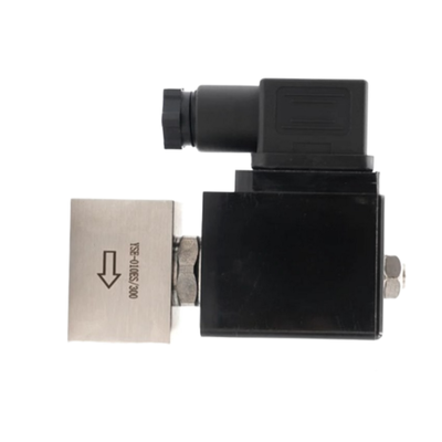 SH-010ES Paslanmaz Çelik 304 Solenoid Valf 1/4 3/8 Port Boyutu Çok yönlü Valf 1mm Açıklık Boyutu 0-150 bar Çalışma Basıncı