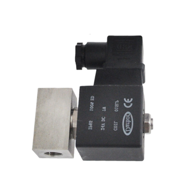 SH-010ES Paslanmaz Çelik 304 Solenoid Valf 1/4 3/8 Port Boyutu Çok yönlü Valf 1mm Açıklık Boyutu 0-150 bar Çalışma Basıncı