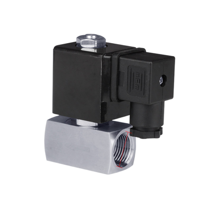 SH-15ES PTFE Dükkan Malzemesi 2 Yolu Normalde Kapalı 15mm Açıklık Boyutu 1/2 Port Boyutu Pnömatik Solenoid Valf 6 160 Bar 220VAC