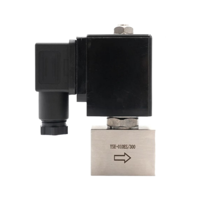 SH-15ES PTFE Dükkan Malzemesi 2 Yolu Normalde Kapalı 15mm Açıklık Boyutu 1/2 Port Boyutu Pnömatik Solenoid Valf 6 160 Bar 220VAC