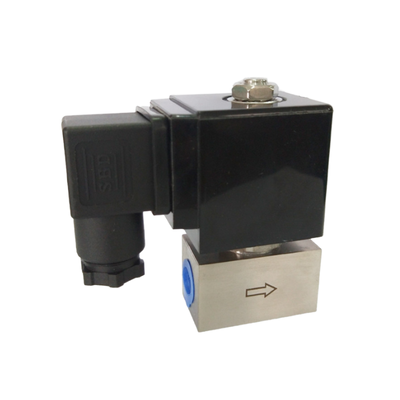 2 Yolu Normalde Kapalı Pnömatik Solenoid Valf PTFE Mühür Madde 25mm Açıklık Boyutu 1 "Port Boyutu Basınç 6'dan 120 Bar'a 24VAC