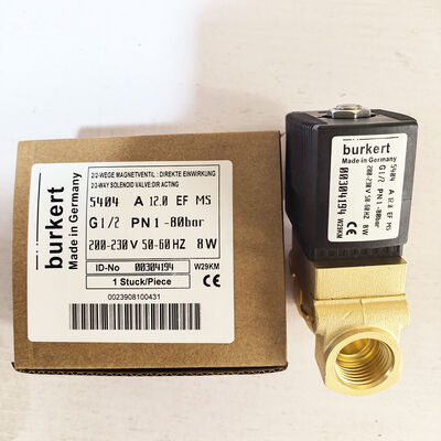 G3 8 Port Bağlantısı Burkert Solenoid Valve Endüstriyel Otomasyon Sistemlerinde Uzun Süre Kullanılabilecek Dayanıklı Yapı