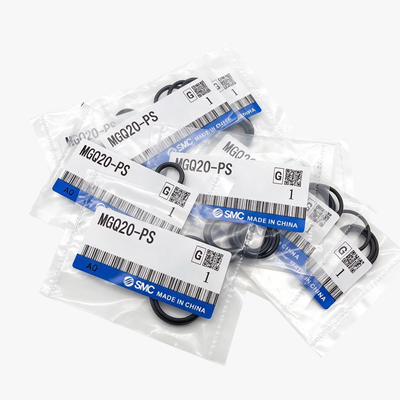 SMC MGQ16-PS Kompakt Kılavuz Silindir Mühür Tamir Kütesi NBR MGQ16 için Piston Çubuk Mühürleri 16mm Bor Double Acting Pneumatic Guide Silindir Tamir Temizlik