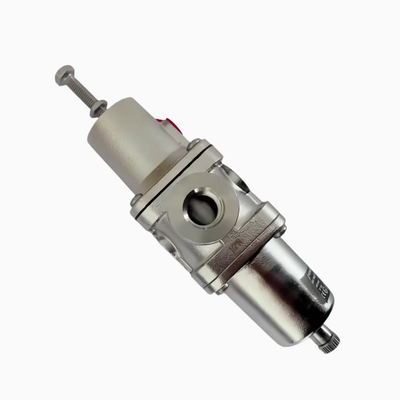 NORGREN B38P‐244‐B1MA B38P‐344‐B1MA Paslanmaz Çelik Filtre Düzenleyicisi PTF Filtresi El Kanal 5μm-25μm Eleman Koroziv Deniz-Deniz Sıkıştırılmış Hava Hazırlama Sistemi İçin NACE Uyumlu