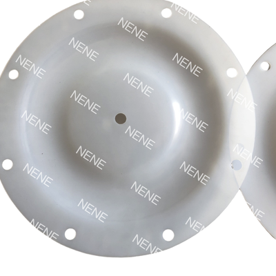 340MM Dış çapı 8 delikli Beyaz Hava Diyaframı Pompa Bakım Membranı QBY50 QBY65