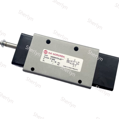 G1/2 Port 5/2 Yollu Pilot Valf V63D513A-A212J, NORGREN V63 Tek Solenoidli Pnömatik Solenoid Valf