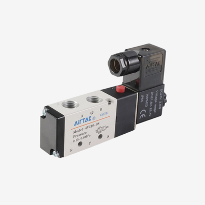 Airtac 4V310-10 Kaydırıcı Bobin Hava Yönlendirme Kontrol Valfi Alüminyum Alaşım Vücut El Yönlendirmesi Büyük Borlu Silindir Kontrolü İçin Yağlama Gerekmez