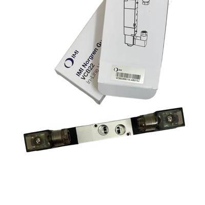 5/3 Kapalı Merkez Solenoid Valf NORGREN VCB22B611A-AB213J G1/4 24VDC Çift Solenoid Konumlandırma Valfi Yüzer Kelepçeleme İçin 5 Port 3 Pozisyon
