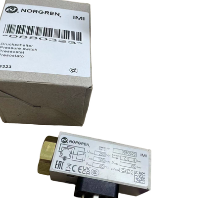 G1/4 Diş 0.5-8bar Basınç Anahtarı NORGREN 0880323 Makine Aleti Sıvı Boru Hattı Basınç Monitörü