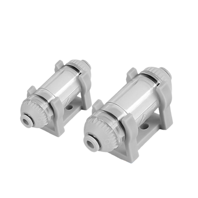 SMC ZFC53‑B‑X01 ZFC Series Custom In‑Line Vacuum Suction Filter 5μm Filtration 4MM Port With Mounting Bracket HNBR Seal Dual Vacuum Positive Pressure For Precision Ejector Pneumatic Circuit