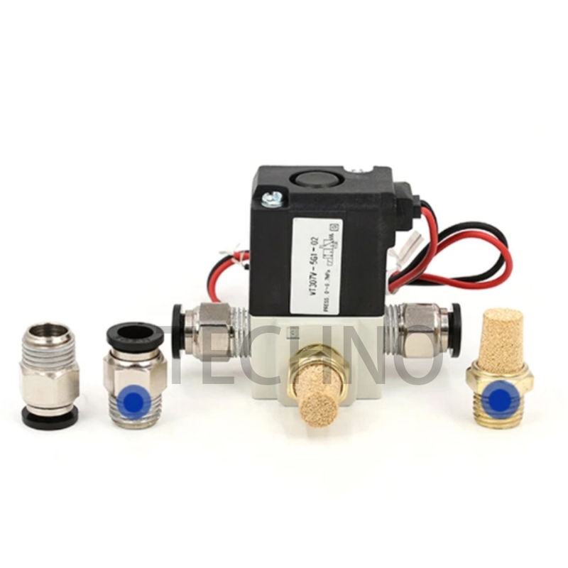SMC VT307-4G1-01 SMC 5 2 yollu solenoid valfleri Elektron manyetik 10 Hz SS316
