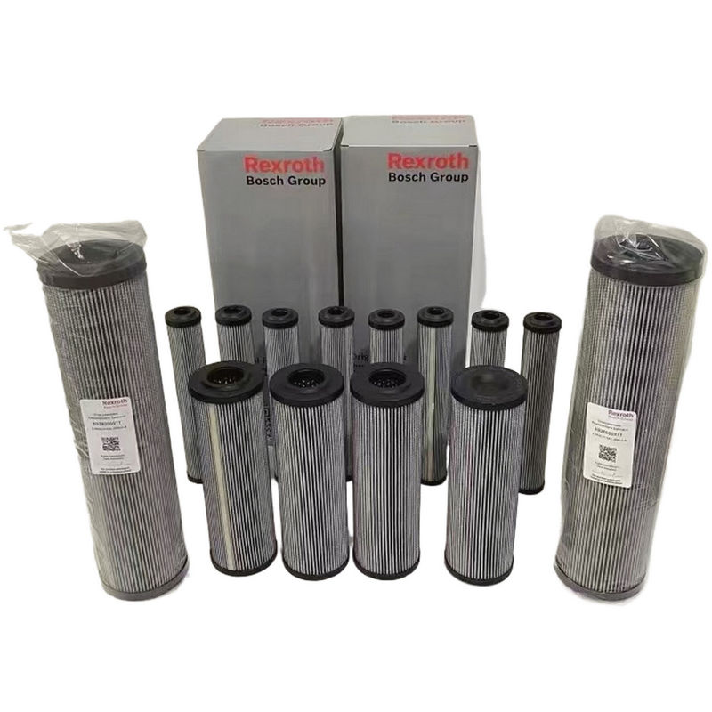 pH718-01 Hidrolik Filtre Elemeni Basınç Kartüsü Pleiated Fiberglass Filtration Filter