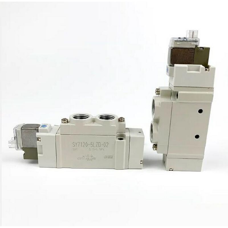 SMC SY7120-5LZD-C6 Solenoid Valf 2 pozisyon tek dokunuşlu montajlı port Boyutu ø6 DC24V
