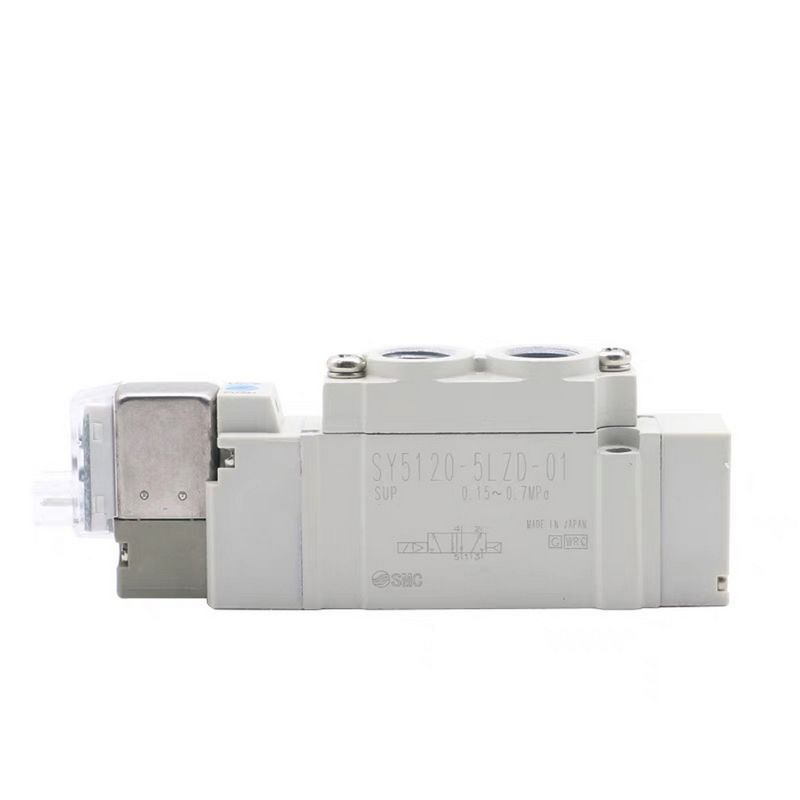 Solenoid Valf SY5120-5LZD-01 SMC2 Konumu Tek DC24V Port Boyutu 1/8 Filer Boru