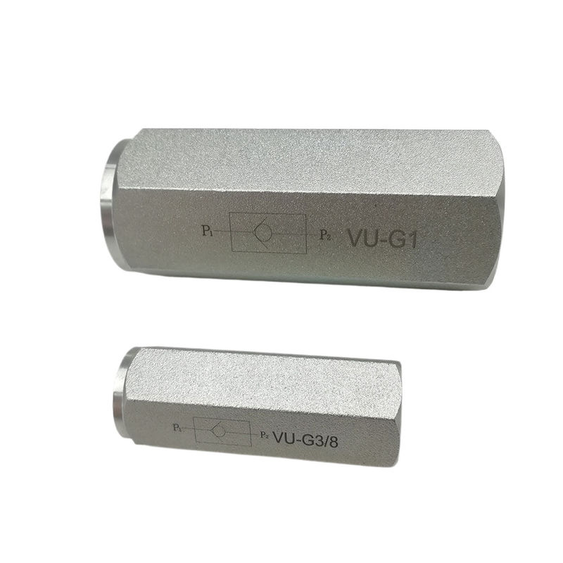 ISO Kod 16/13 Hidrolik Kontrol Valfi VU-G1 VU-G3/8 VU-G3/4 VU-G1-1/4 VU-G2