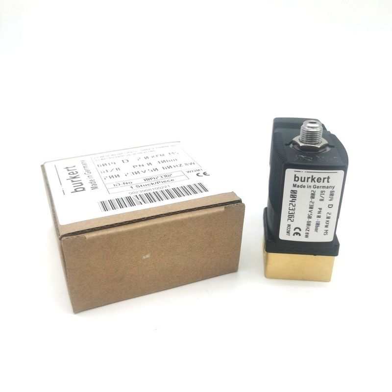 2/2 Normalde Açık 00295651 Burkert Solenoid Valf 20 Akış Delikleri FKM (Fluor Kauçuk) Kapalı Bakır Valf Vücudu AC220V 8W 1-25bar