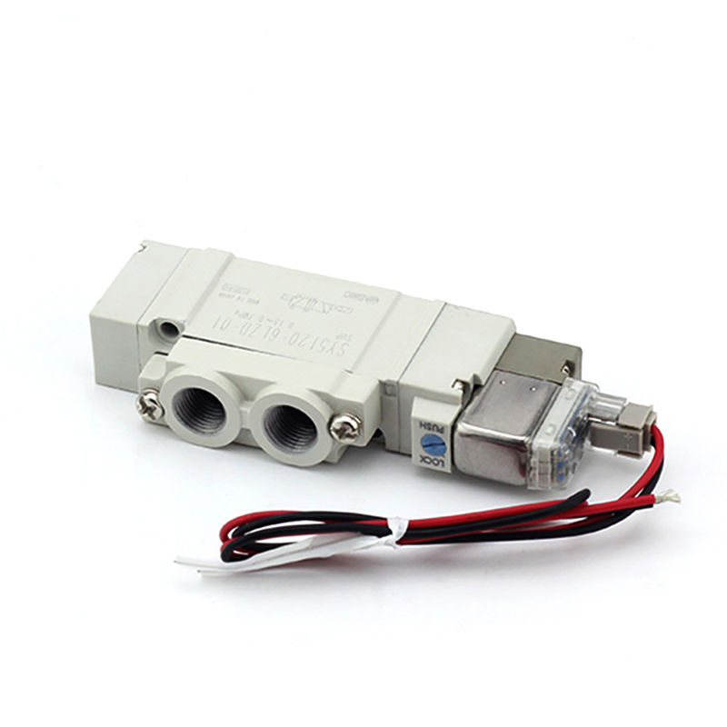 Soft Seal SMC Solenoid Valve 5-Port Yapılandırması SY3320-5LZD-C8 SY3320-6LZD-C8