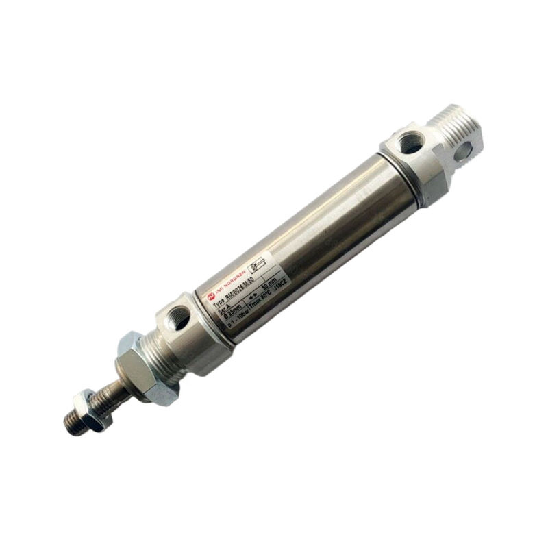 RM/8012/M/25 Norgren Pnömatik Yuvarlak Çelişkili Silindir 12mm Bor 25mm Vuruş Serisi Çift Eylemli