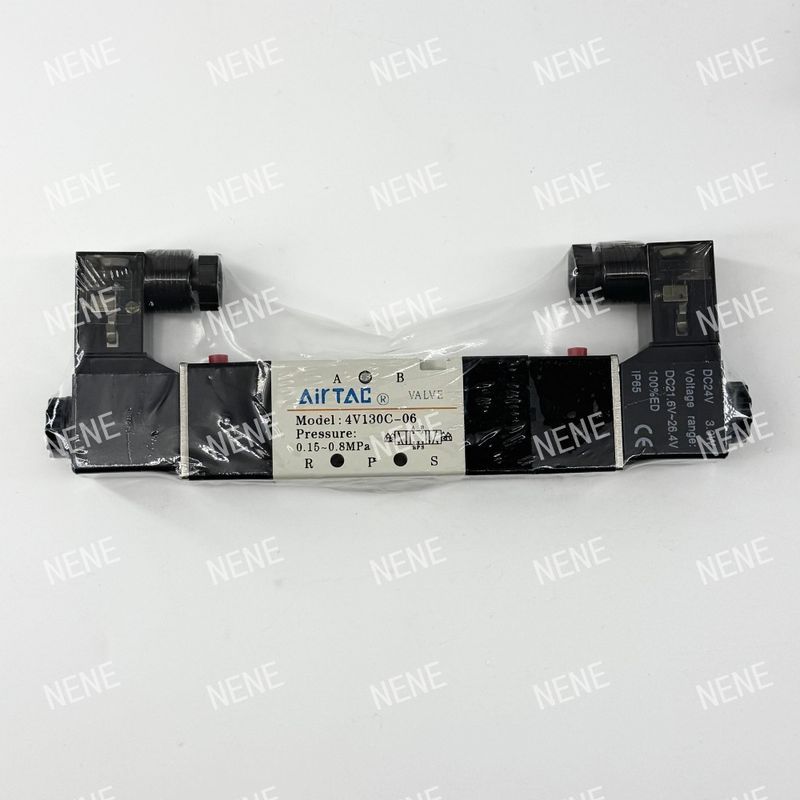 Elektron Manyetik Valf 4V130P-06 AIRTAC 0.15 ila 0.8 MPa basınç aralığında hassas hava kontrolü için