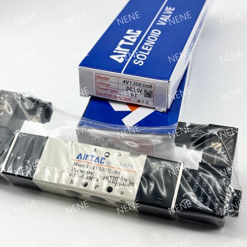AIRTAC 4V230E-08 Endüstriyel Uygulamalar İçin Solenoid Valf 24DC Voltajları