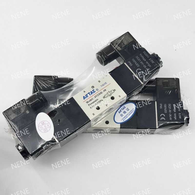 Solenoid Valf 4V330C-08 Hava için AIRTAC 0.15 ila 0.8 MPa 21 ila 114 Psi Sıvı Hava