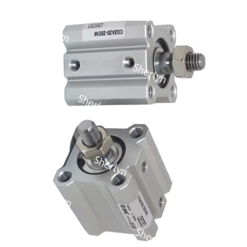 SMC CQ2 Serisi Kompakt Silindir CQ2A12-45D Standart Tip Çift Eylemli Tek Çubuk