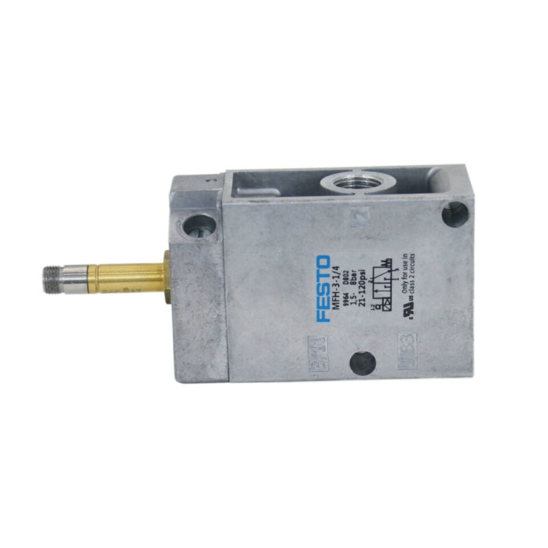 Festo Valf MFH-3-1/4 9964 Mekanik Valf, 3 Portlu, Kapalı, Elektrikli, G 1/4, 0.15 - 0.8 Mpa