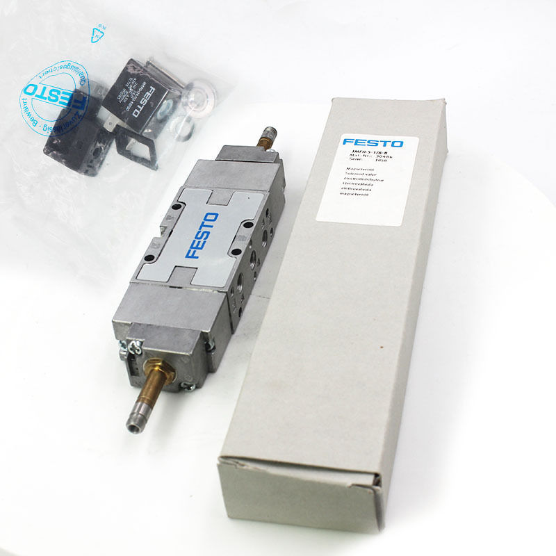 JMFH-5-1/8-B Festo Solenoid Valve 30486 Tiger 2000, 5/2, dbl sol ayrı satılır, G1/8, int pilot