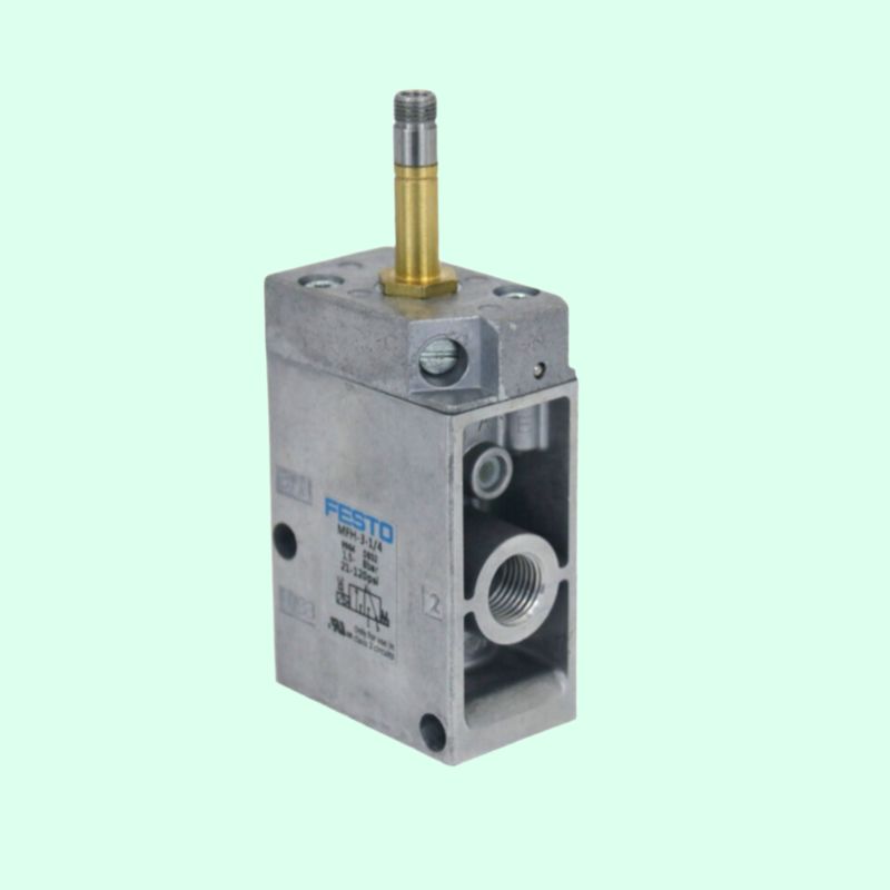 FESTO Solenoid Valf 9964 MFH-3-1/4 Mekanik Valf, 3 Portlu, Kapalı, Elektrikli, G 1/4"