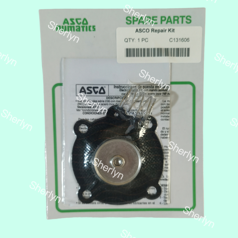 ASCO C131606 Diyafram Tamir Kitsesi SCE238D004 SCE238D009 Su Valfi Diyaframı NBR/VITON için Uygun