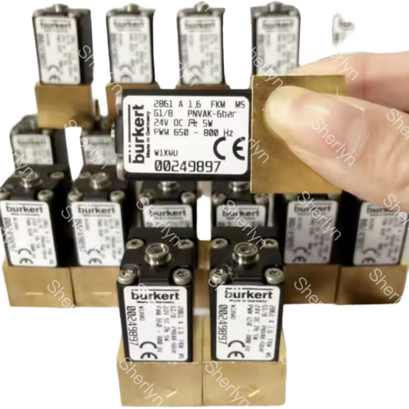 Burkert 6281 Tip 00221845 G1/2 NBR Contaklı Pirinç Vana Gövdesi AC24V