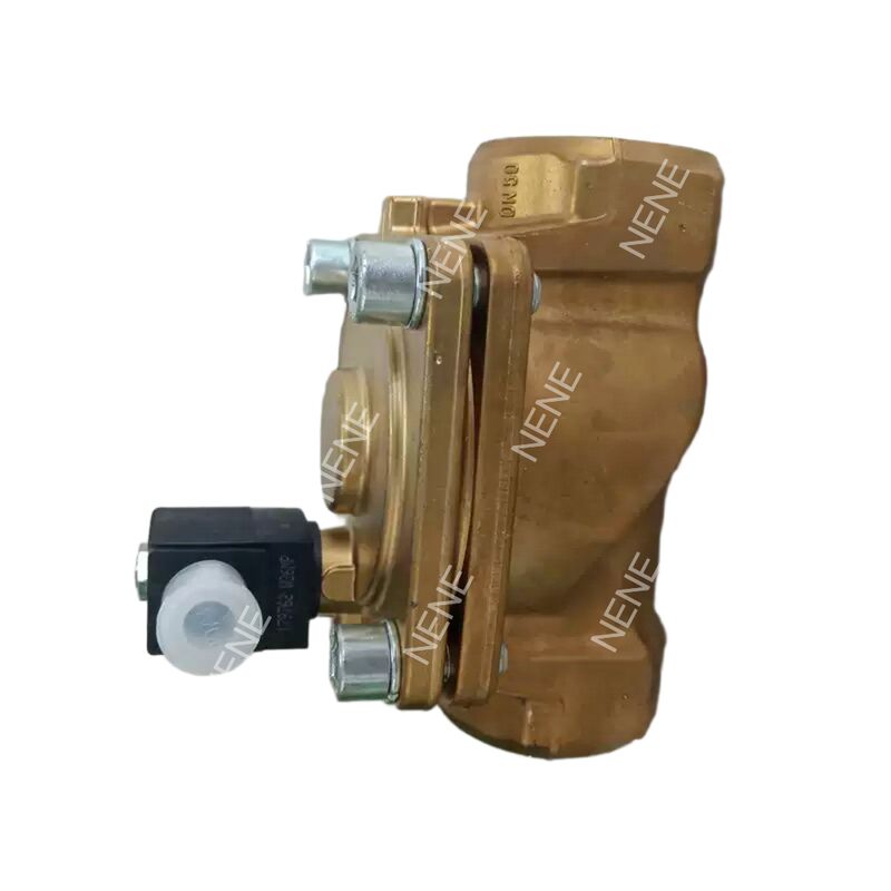 Bakır Beden Malzemesi Solenoid Valf AC220V 8W 00221955 BURKERT NBR Mühür 6281 Tip G3/4 2/2, Genellikle El Kontrolüyle Kapalı 13.0 Akış Deliği 0.2-16bar